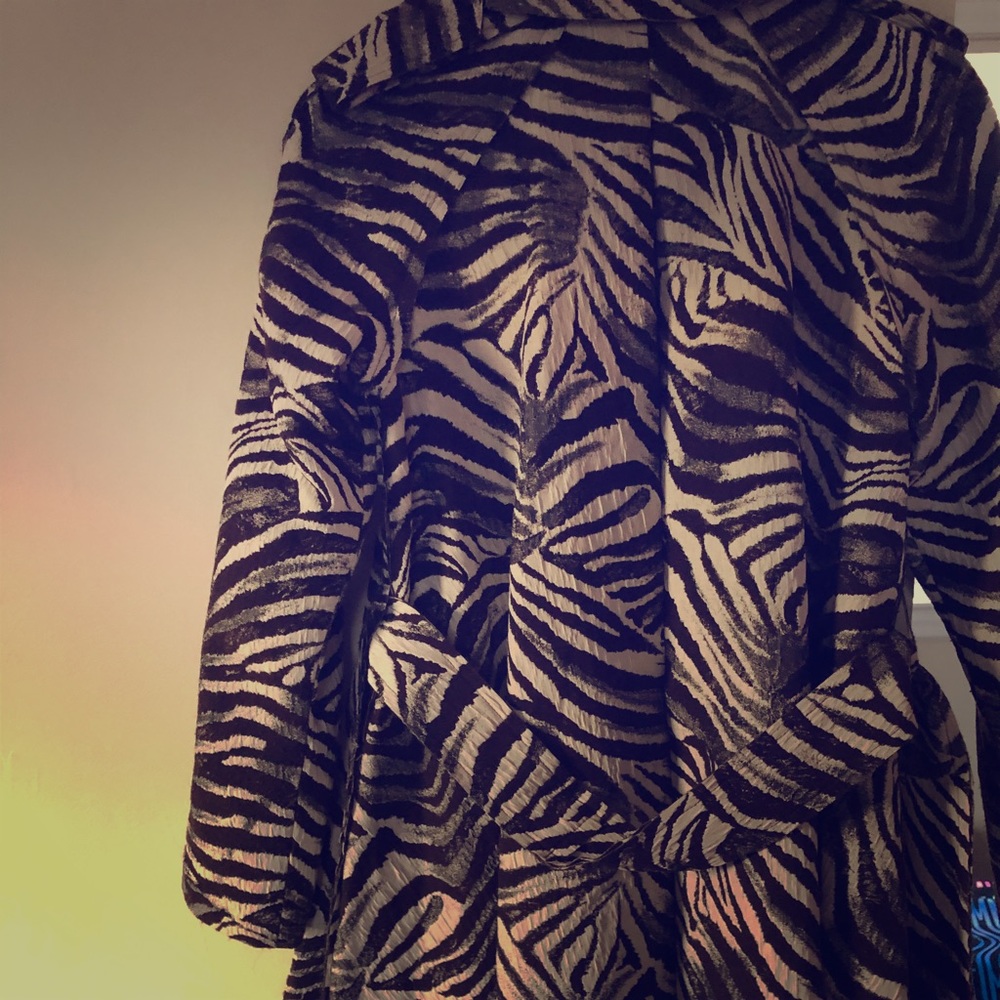 Brown Print Jacket